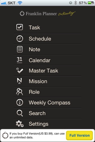 FranklinPlanner Activity Lite screenshot 2