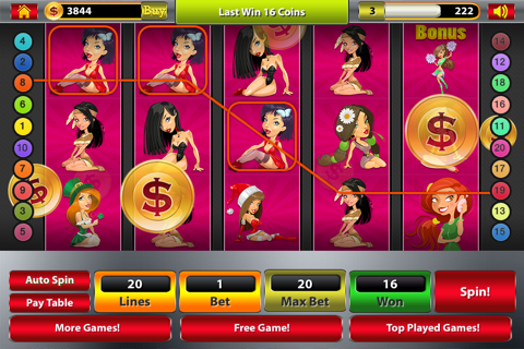 777 Slots - Lucky Girls Jackpot Casino Slot-Machine screenshot 3