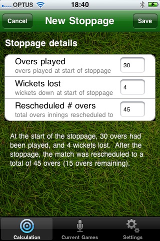 Cricket Calculator screenshot 2