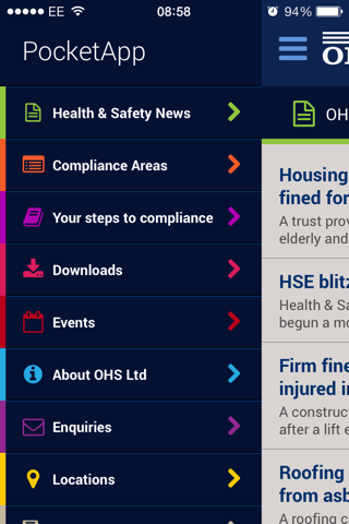 OHS Ltd – The Health & Safety PocketApp screenshot 2