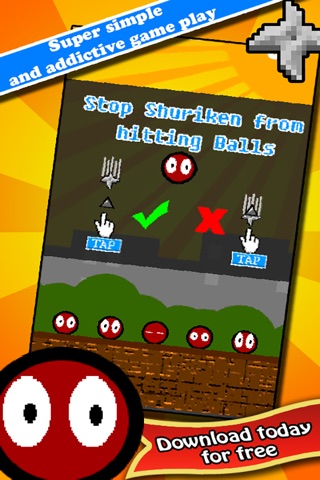 Bouncy Bouncing Shuriken Ball - by Cobalt Play Games screenshot 2