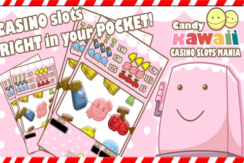 Candy Kawaii Casino Slots Mania screenshot 2