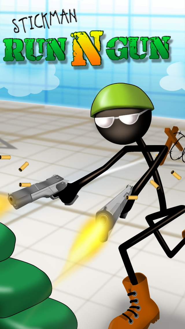 Screenshot #1 pour Stickman Run 'n Gun