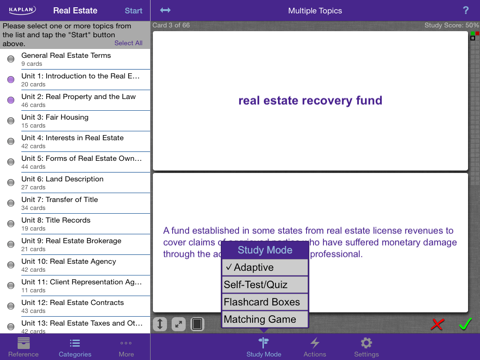 Screenshot #4 pour Kaplan Real Estate Terms Flashcards and Reference