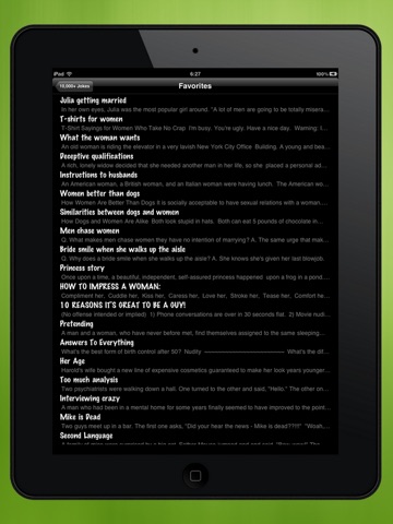 10,000+ Jokes for iPad screenshot 3