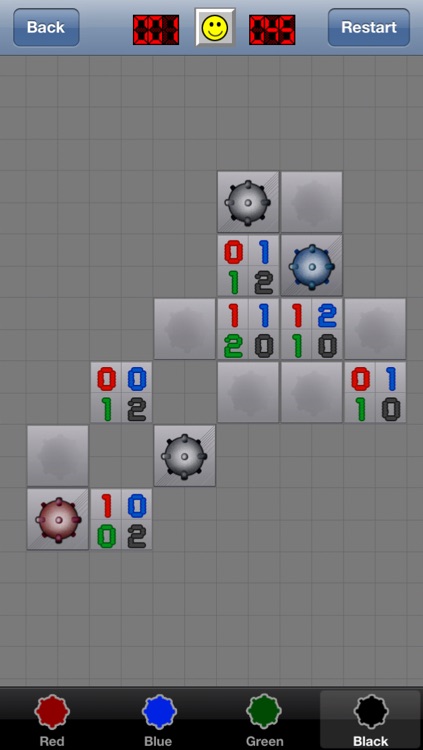 MineSweeper - 4 Bombs Logic