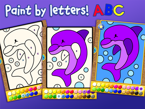 I Like to Paint Letters, Numbers, and Shapes Liteのおすすめ画像1