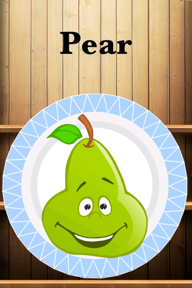 Vegs and Fruits: free educational game for kids - have fun and learn languages screenshot 2