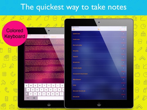 Colored Notes Pro (Pins in your notebook notes and commitments) Productivity