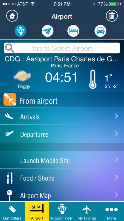 Paris Charles de Gaulle Airport + Flight Tracker
