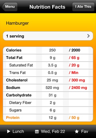 Protein One ~ Protein Counter screenshot 3