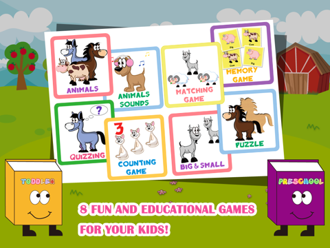 Screenshot #4 pour Ferme en bas âge préscolaire FREE - All in 1 pédagogiques Jeux pour enfants