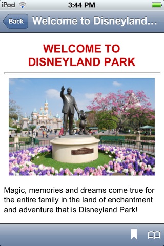 Disneyland Mobile Guide screenshot 2