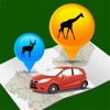 Kruger Map - Track your location while on game drive in Kruger and log your sightings