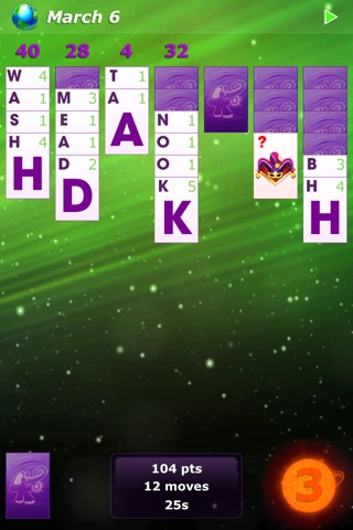 Word Solitaire: Aurora screenshot 4