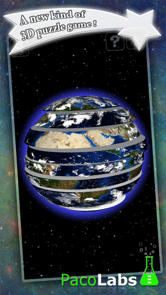 Earth Puzzle - a spherical puzzle game in 3D - 1.3 - (iOS)