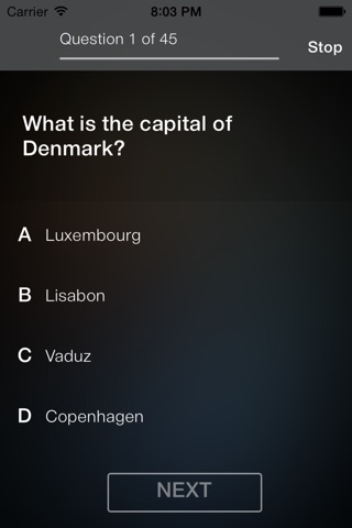 Country and Cap Quiz screenshot 3