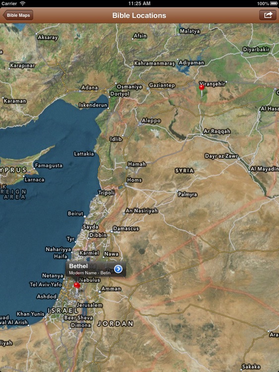 408 Modern Bible Maps and Descriptions for Bible Study