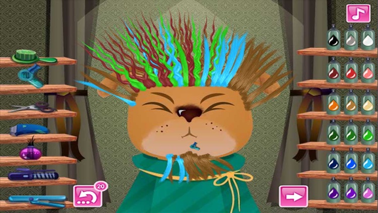 Pets Hair SPA Office for Christmas Day - Free Hair Cut & Hairstyle Design - Fun Pet Game screenshot-3