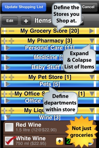 SHOPPING LIST - Shopping made Simple (GROCERY LIST & MORE)