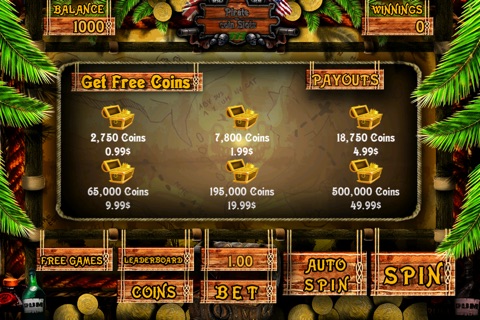 Pirate coin slots screenshot 4