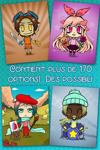 CreateShake: Funny Chibi Avatar screenshot 2