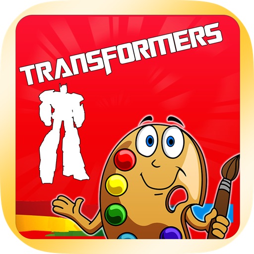 Coloring Book for Boys that Love Transformers iOS App