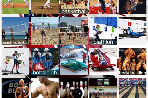 A2Z Sports Free - words about sports with pictures, videos and sounds for kids screenshot 2