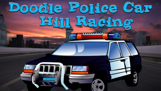 Screenshot #1 pour Police Doodle Car Colline Jeu De Course Gratuit