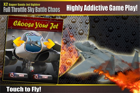 X2 Super Sonic Jet fighter FREE - Biohazard Air Bomber Campaign screenshot 2