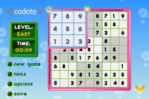 Best Sudoku Codete screenshot 2