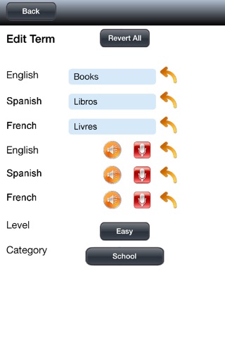 Flashcards - English, Spanish, French screenshot 3