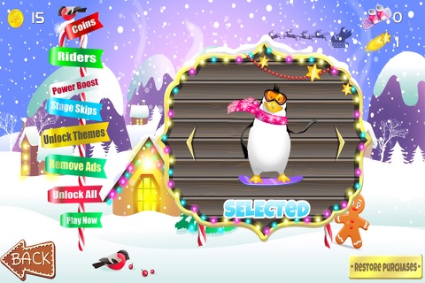 Ace Snow Surfers - Snowman vs Racing Penguins vs Elves in a Free Holiday Race Game screenshot 4