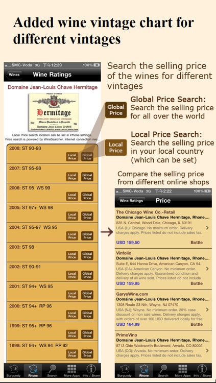Wine Experts Rating (Burgundy & Rhone Wines) screenshot-3