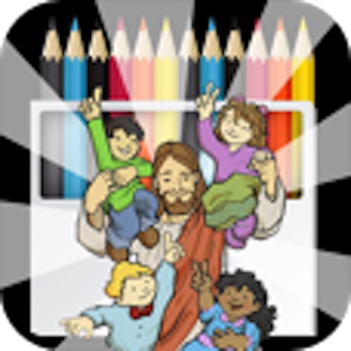 Bible Coloring : Christian Jesus coloring pages for kids icon