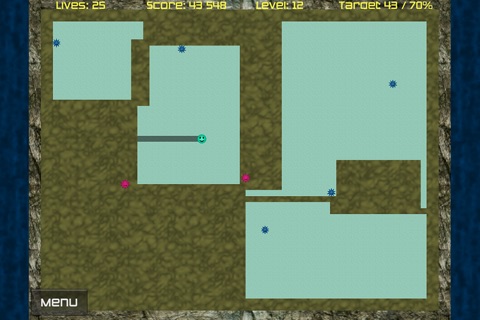 Xonix Old School Lite screenshot 3