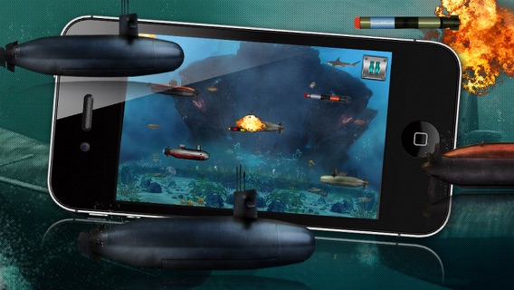 PRO怒っバトル潜水艦 - 戦争の潜水艦ゲーム！のおすすめ画像1