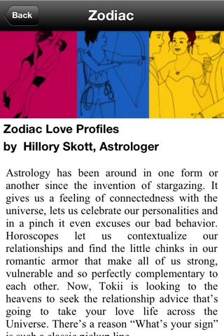 Tokii Zodiac Love Profiles screenshot 2