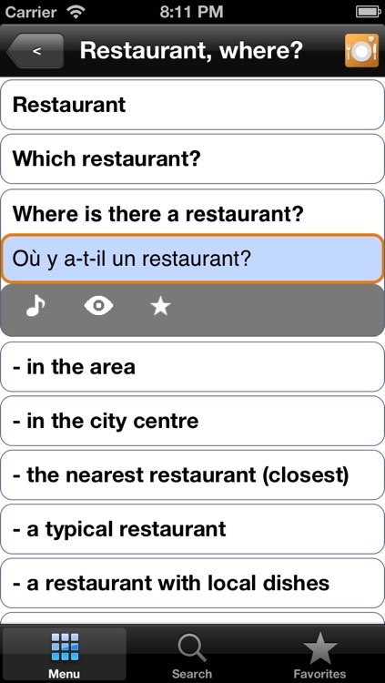 Speak in the city - French. Audio PhraseBook + Dictionary screenshot-3