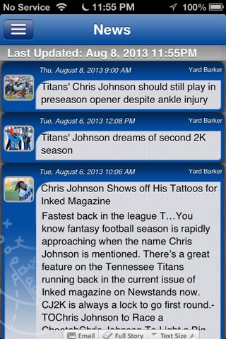 Tennessee Football Live screenshot 2