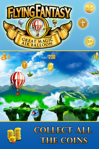 Oz Flying Fantasy-A Great Race Game in the Magical Hot Air Balloon screenshot 4