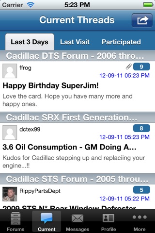 Cadillac Forums screenshot 3