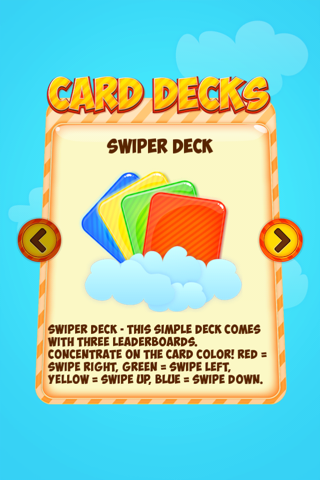 Swiper - the original free challenging fast reflex card swipe game screenshot 2