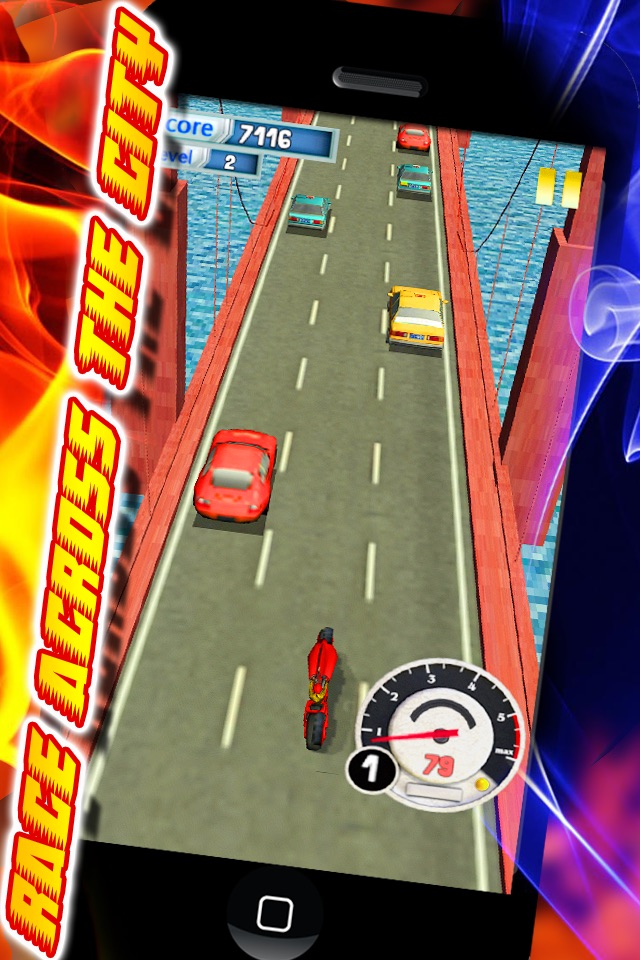 High Speed Moto : Nitro Motorbike Racing - from Panda Tap Games screenshot 2