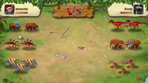 Dinosaur War: Happy Easter! screenshot #4 for iPhone