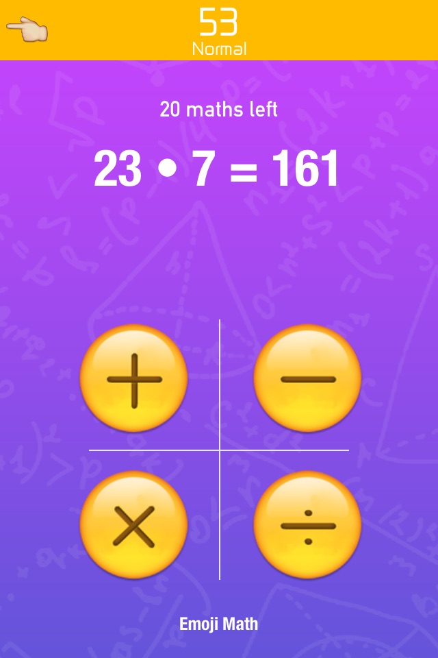 Emoji Math Game Free - Tap Fast to Win Emoticon Points and be The Best Quick Genius screenshot 4