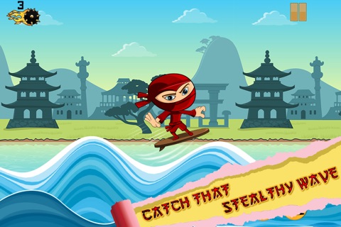 A Line Runner Surfer Ninja screenshot 3