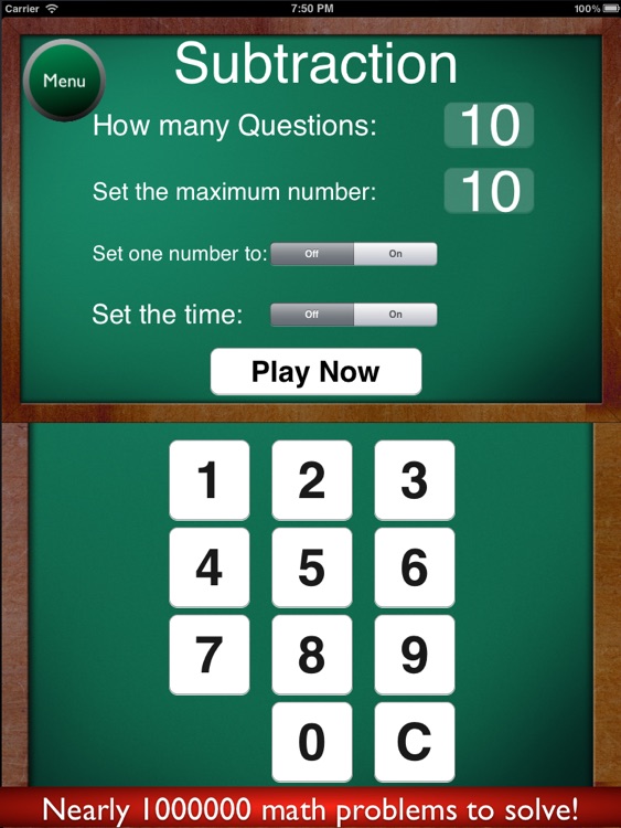 Math Flash Cards -