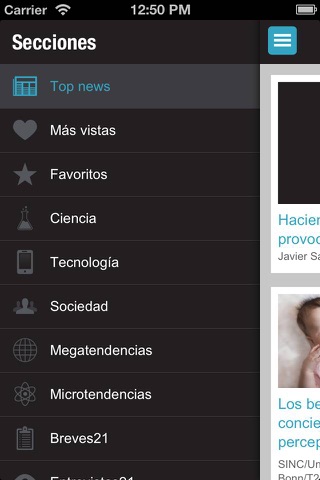 Tendencias21 screenshot 2