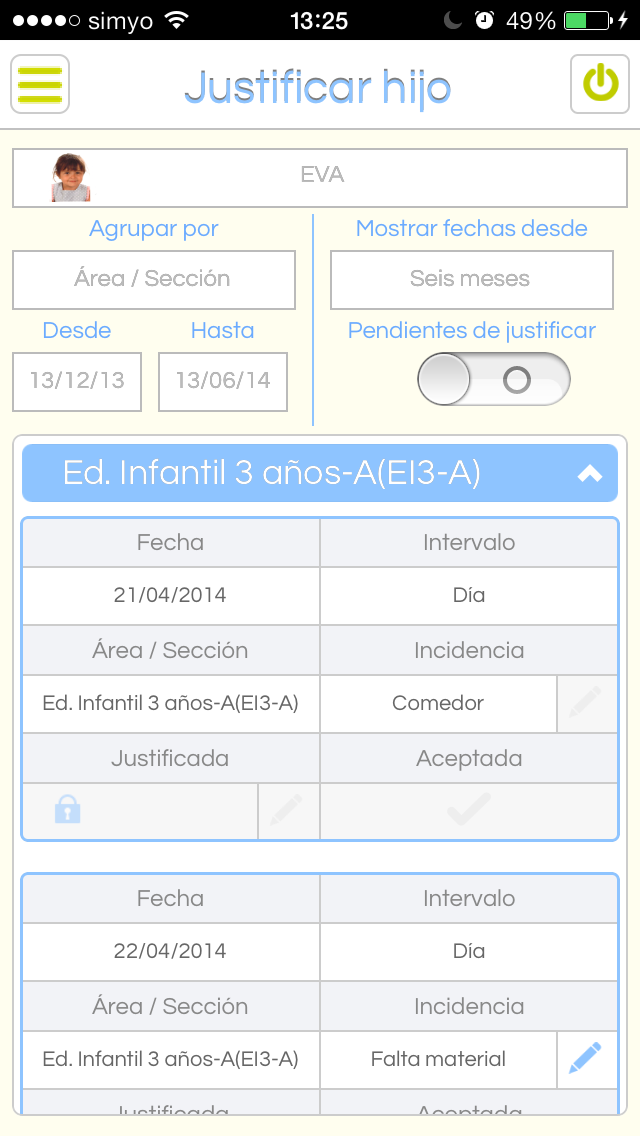 Alexia Educación Screenshot